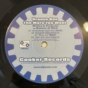 【12inch レコード】Groove Box 「The More You Want」