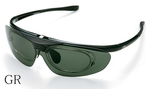 AXE Axe splashes up type polarized light sunglasses inner frame attaching times attaching possible SG-240PE-GR