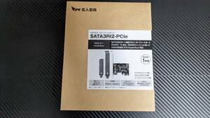 玄人志向　SATA3インターフェースボード　SATA3RI2-PCIe　RAID 0/1　2ポート