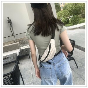  body bag waist hip bag lady's bag bag pochette belt bag cycle bag?sakoshu going to school light weight white 