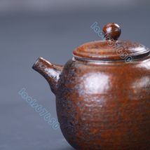 セラミック瓶 やかんを沸かす お茶の道具 ティーポット 提梁セラミック瓶 手作り コーティングなし 180ML_画像4