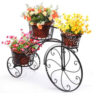  маленький размер цветок подставка оборудование орнамент Europe металлический. искусство маленький велосипед простой современный цветочный горшок. полки 