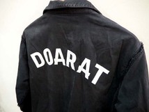 ◆DOARAT ドゥアラット ダメージ加工 コーチジャケット コットン バックロゴ◆_画像4