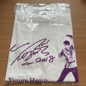 限定 レア★羽生結弦★応援 Tシャツ★YUZURU HANYU★平昌オリンピック★公式 グッズ★新品 未開封★Lサイズ★パープル