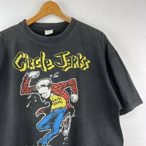 ビンテージ 90s【Circle Jerks】Tシャツ サークルジャークス 古着 パンク バンドT ムービーT black flag minor threat Redd Kross Repo Man