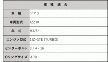 [ALFIT]JZZ30 ソアラ(1JZ-GTE / TURBO)用オイルブロック＆専用ショートオイルフィルター_画像2