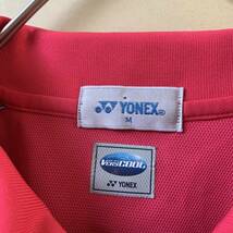美品　YONEX ヨネックス ヨネックスバドミントン 半袖 ピンク　ユニセックス　ポロシャツ　テニス　494_画像2