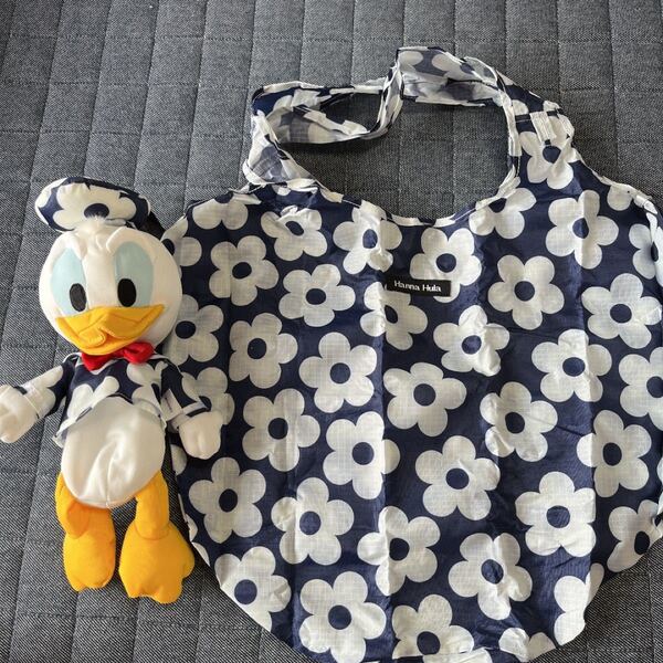 エコバッグ ディズニー ドナルドダック ぬいぐるみ エコバッグ