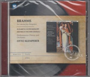 [CD/Warner]ブラームス:ドイツ・レクイエムOp.45/E.シュヴァルツコップ(s)&D.F=ディースカウ(br)&O.クレンペラー&PO 1961