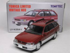  Tomica * Tomica Limited Vintage Neo LV-N264a Toyota Corolla Wagon G touring 1.5 option equipped car (97 year ) red 