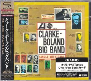 ★CLARKE-BOLAND BIG BAND(クラーク=ボーラン・ビッグバンド)◇63年録音のSAHIB SHIHABの参加が光る大名盤◆高音質SHM-CD仕様&未開封新品☆