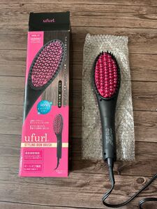 ufurl 温度調節機能付スタイリングアイロンブラシ MEBL-51