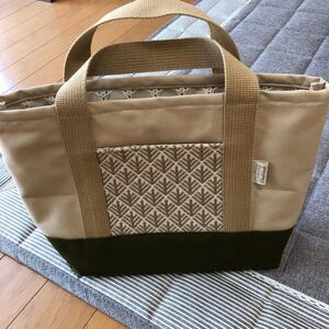 handmade こぎん刺し トートバッグ