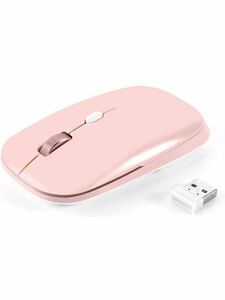 ワイヤレスマウス、超薄型マウス 無線マウス 低噪音 携帯便利、ノートパソコン、PC、MacBook適用Cimetech外付け光学マウス
