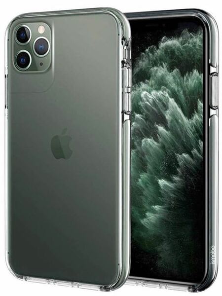 iPhone 11 Proケース 3メートル落下防止 衝撃吸収 米軍MIL規格取得 背面クリア 側面色付き 全面保護 ワイヤレス充電サポート 5.8インチ対応