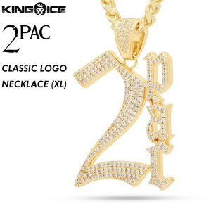 【ワンサイズ】King Ice×2PAC キングアイス×トゥーパック ネックレス ゴールド 2PAC CLASSIC NECKLACE (XL) メンズ 男性 アクセサリー