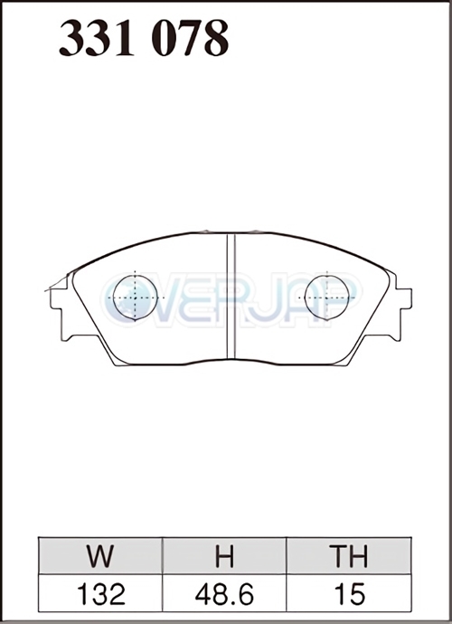 ES331078 DIXCEL ES ブレーキパッド フロント用 ホンダ インテグラ AV 1985/2~1989/4 1600 GSi(車台No.1300001~) ES331078 DIXCEL ES ブレーキパッド フロント用 ホンダ インテグラ AV 1985/2~1989/4 1600 GSi(車台No.1300001~)