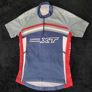 レア SHIMANO DEORE XT 半袖サイクルジャージ Sサイズ