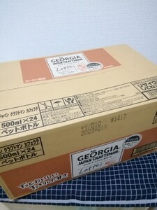 カフェラテ コカコーラ ジョージア ペットボトル 500ml×24本 未開封 匿名ゆうパック発送 送料無料