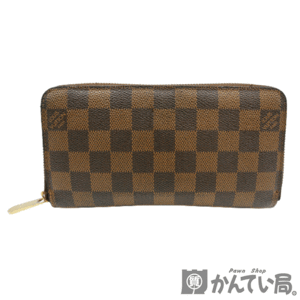 LOUIS VUITTON【ルイ・ヴィトン】N60046 ダミエ・エベヌ ジッピーウォレット 長財布 ウォレット ラウンドファスナー レディース メンズ