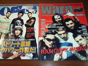 WARP&Ollie/RANCID,Hi-STANDARD,MAD CAPSULE,BRAHMAN,KEMURI,COKEHEAD解散,BDB,AIR JAM,DEVILOCK,S.O.B,GASTUNK浅野忠信SUICIDAL,NYHC,NOFX