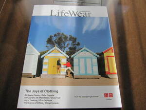 新品・非売品　UNIQLOユニクロ　フリーマガジン　LifeWear magazine　Issue 06 2022 Spring & Summer　カタログ　ポパイ編集長　木下孝浩