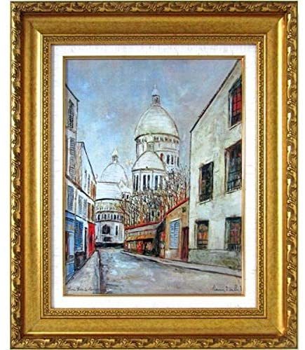 Difficile d'obtenir Maurice Utrillo Collection de chefs-d'œuvre mondiaux Cathédrale du Sacré-Cœur à Montmartre Peinture d'intérieur de luxe Chef-d'œuvre Art Peinture Art, ouvrages d'art, peinture, autres