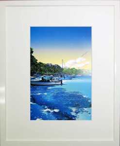 [ copy ] new goods Suzuki britain person bar Gin Islay ndo present-day art frame attaching ornament picture interior .53x43cm offset yacht Haba yacht 