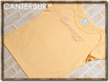 ☆CANTERBURY　カンタベリー　プリント入りTシャツ　黄☆_画像1