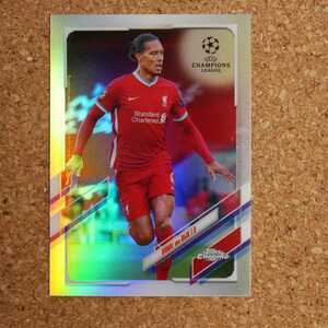 topps Chrome Virgil van Dijk トップスクローム フィルジルファンダイク リヴァプール オランダ refractor