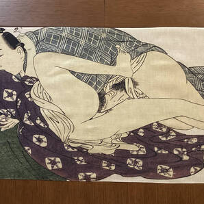 喜多川歌麿 春画 浮世絵 手ぬぐい 手拭い ハンカチ