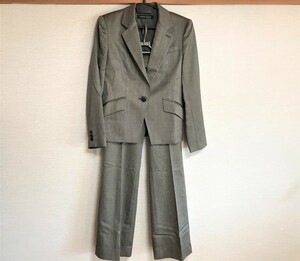 #[YS-1] Anne Klein ANNE KLEIN # jacket pants setup suit # gray series 7 number 9 number S M [ Tokyo departure personal delivery possibility ]#D