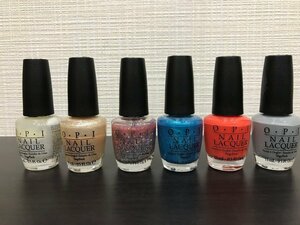 #[YS-1]O*P*Io-pi- I nails Rucker 6 pcs set # lame series blue orange series each 15ml [ including in a package possibility commodity ]K#