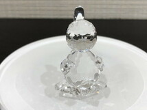 ■【YS-1】 美品 ■ スワロフスキー Swarovski ■ クリスタル フィギュリン 置き物 アヒル 鳥 ■ クリア系 全長4,1cm 【同梱可能商品】K■_画像5