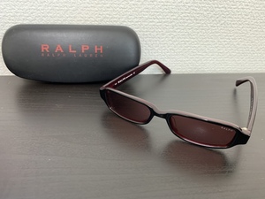 ■【YS-1】 ラルフローレン Ralph Lauren ■ レデース サングラス ■ セルフレーム ブラウン系 ■ 元ケース付き 【東京発 手渡し可能】■I