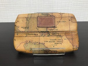 #[YS-1]klase tissue case cover # map pattern light brown group length 7,5cm× width 12cm # Italy made CLASSE [ Tokyo departure personal delivery possibility ]K#