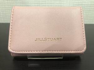 ■【YS-1】 ジルスチュアート 3つ折り 財布 ■ ピンク系 札入れ 小銭入れ有り 縦8cm×横11cm ■ JILLSTUART 【東京発 手渡し可能】K■