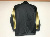 ■【YS-1】 アディダス adidas ■ 長袖 フルジップアップ ジャージ ■ キッズ 150cm ブラック× ゴールド系 【東京発 手渡し可能】■D_画像5