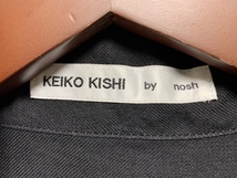 ■【YS-1】 ケイコキシ KEIKO KISHI by hosh ■ レディース ジップアップシャツ ■ ブラック系 ■ サイズ1 【東京発 手渡し可能】■I_画像3