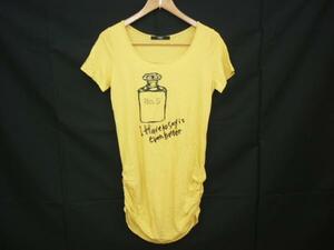 [YS-1]# Vicky VICKY lady's short sleeves shirt yellow color series #2