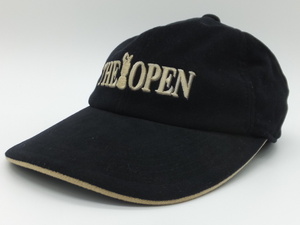 ■【YS-1】 ミズノ MIZUNO THEOPEN CHAMPIONSHIP ■ キャップ 帽子 ベントブリム ■ 黒系 サイズ・55~60cm 【東京発 手渡し可能】■A