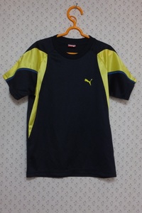 ■【YS-1】 プーマ puma ■ キッズ 半袖 Tシャツ スポーツウェア ■ 状態良好 ■ 黒系 サイズ・130 【東京発 手渡し可能】■A