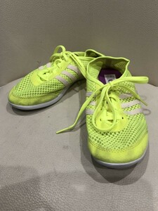 ■【YS-1】 アディダス adidas ■ NEO メッシュ スニーカー ■ 蛍光イエロー 23,5cm 【同梱可能商品】K■