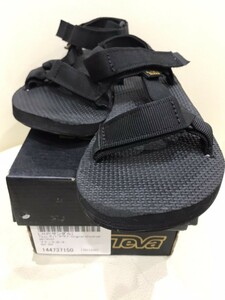 ■【YS-1】 テバ スポーツ サンダル ■ アウトドア 黒 シンプル 23,5cm 9 S～Mサイズ ■ Teva 【東京発 手渡し可能】K■