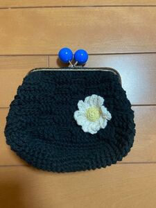 ハンドメイドがま口ポーチ