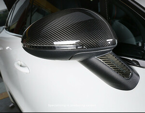  free shipping door mirror cover [ Porsche Macan Macan 95B] exclusive use real carbon side mirror trim exterior 