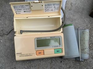 動作OK★ 血圧計 オムロン ファジィ　上腕 デジタル　HEM-706