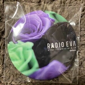 エヴァンゲリオン　RADIO EVA　ラジオエヴァ　缶バッジ　薔薇