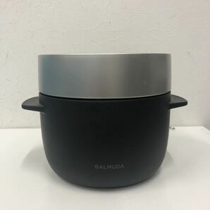 BALMUDA バルミューダ 状態考慮品 炊飯器 炊飯器3合炊き THE GOHAN K03A-BKの画像2