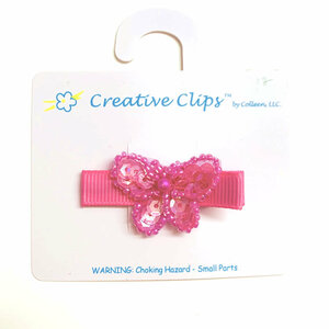  hair clip ( baby Kids for ) hairpin ( pink butterfly )